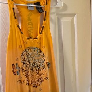 Harley-Davidson tank top beach coverup